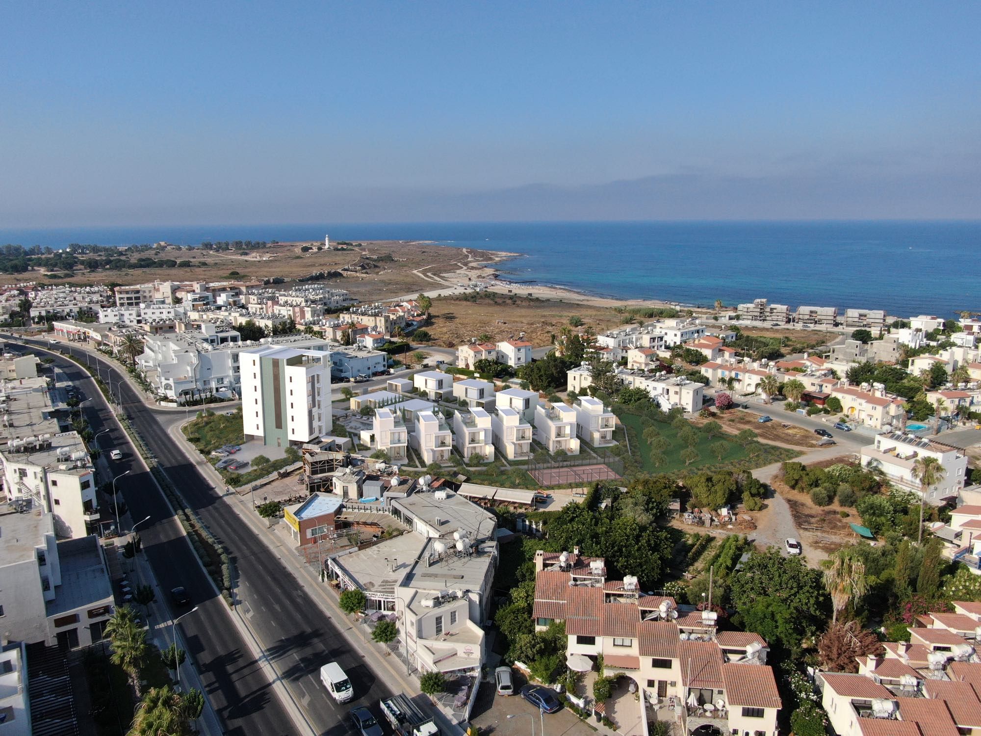 Exclusive real estate development with elegant two-story homes in Cyprus