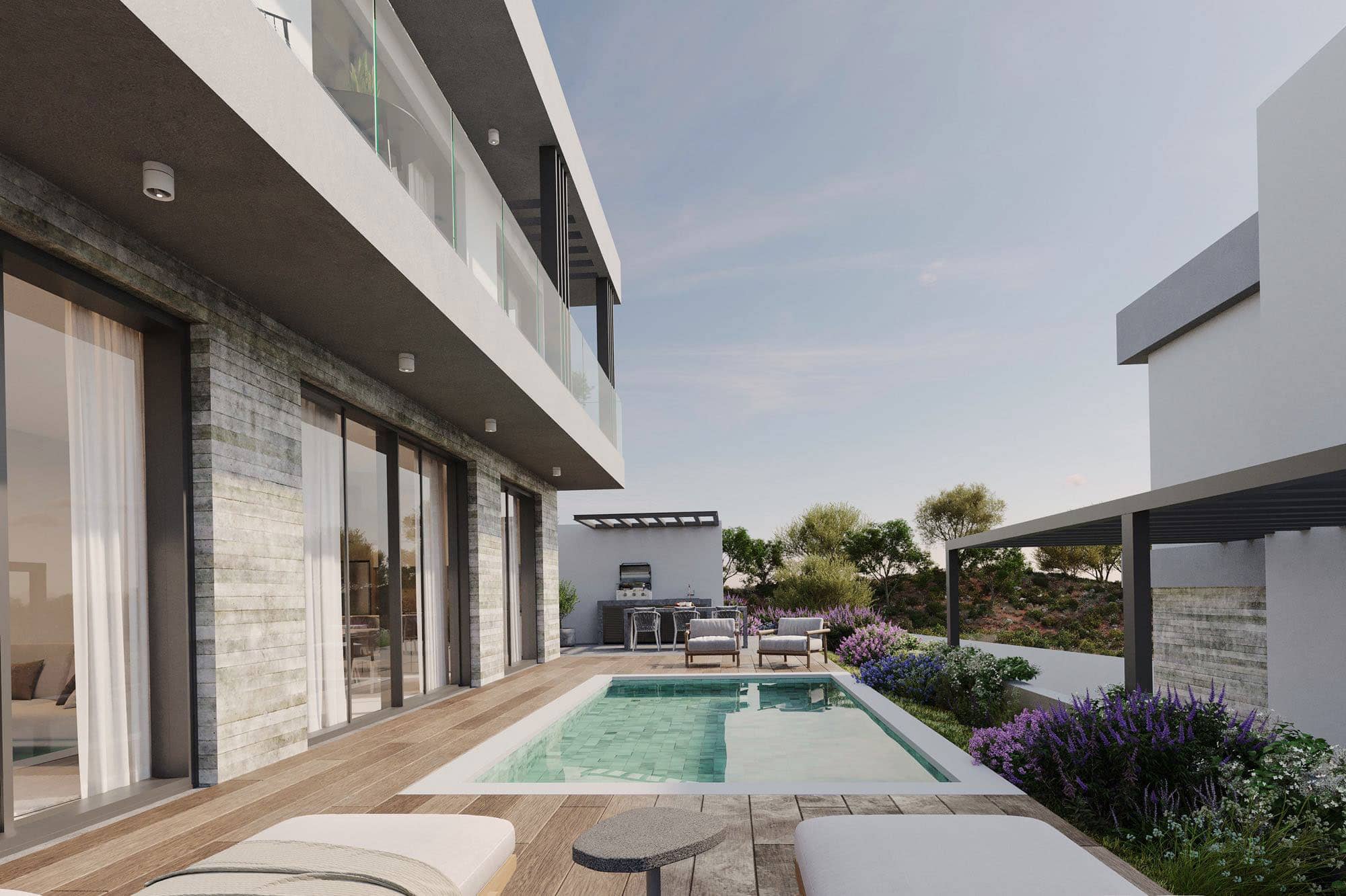 Moderne Villa mit Pool in Paphos, Zypern