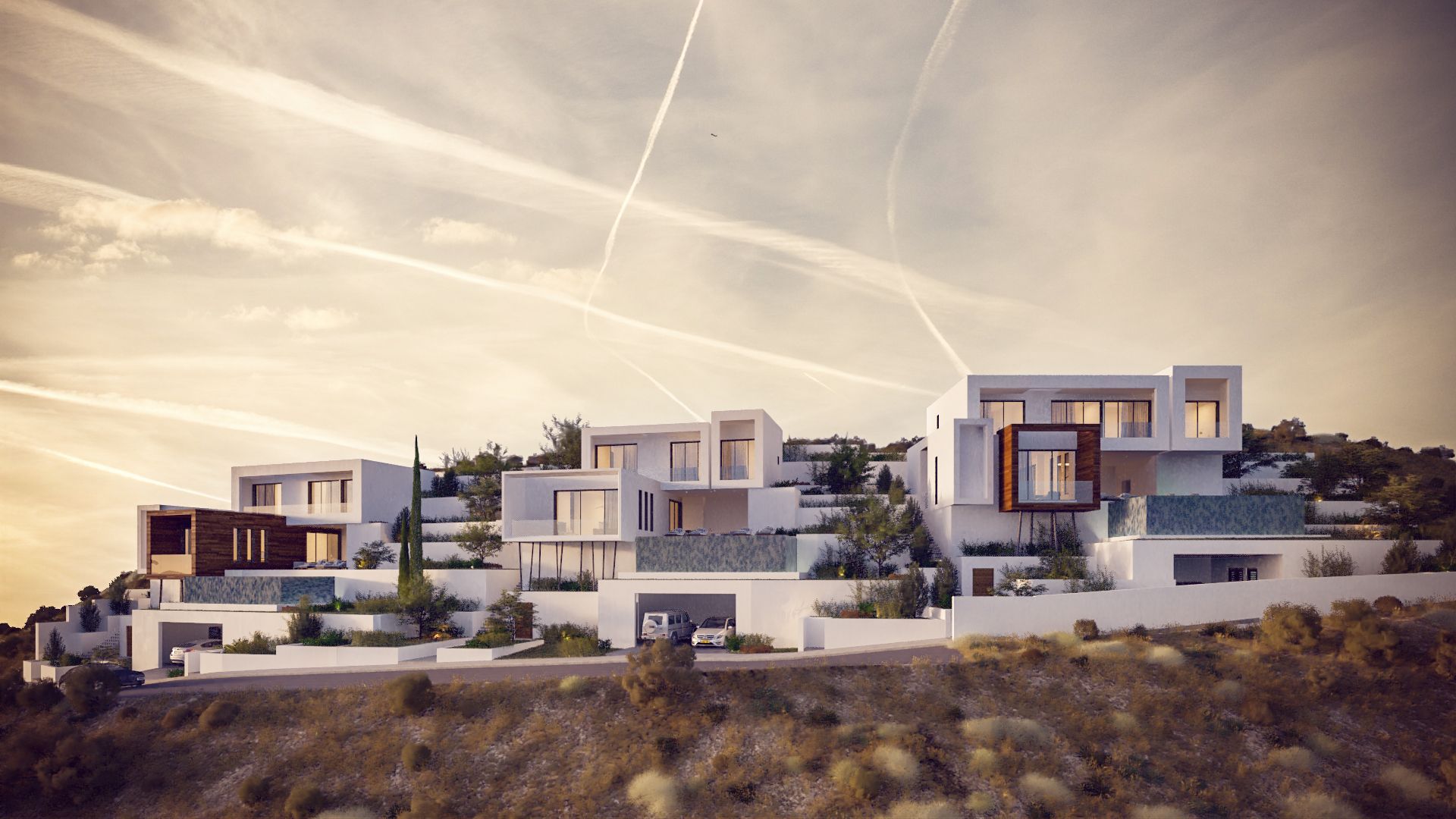 Ouranos Villas Tsada – 3-4 Bed Luxury Villas for Sale