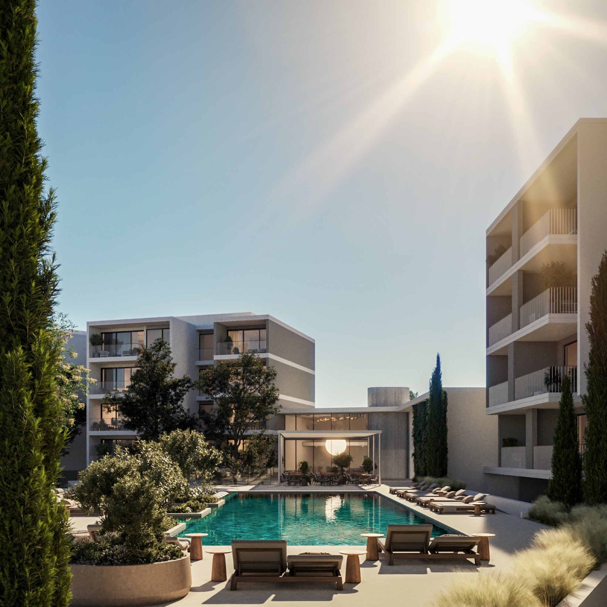 Luxury 1–3 Bedroom Elysia Blu Apartments for Sale in Paphos, Cyprus