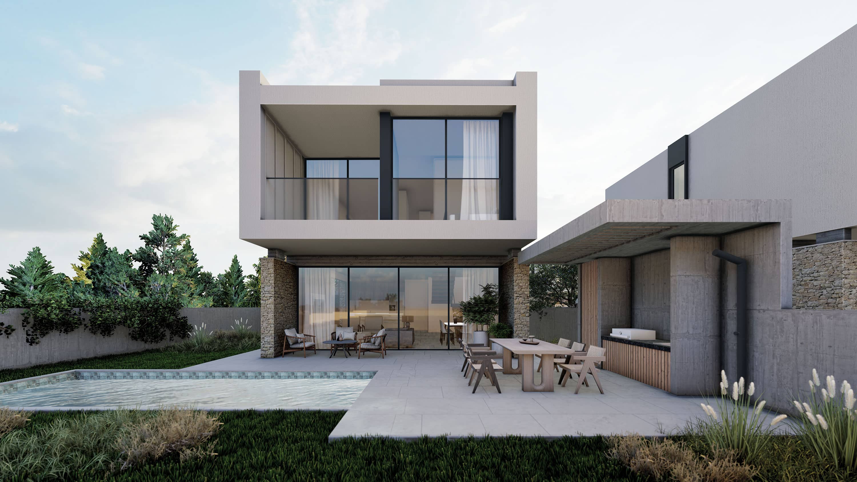 Luksusowe 3 sypialnie Neon Homes w Pafos, Cypr