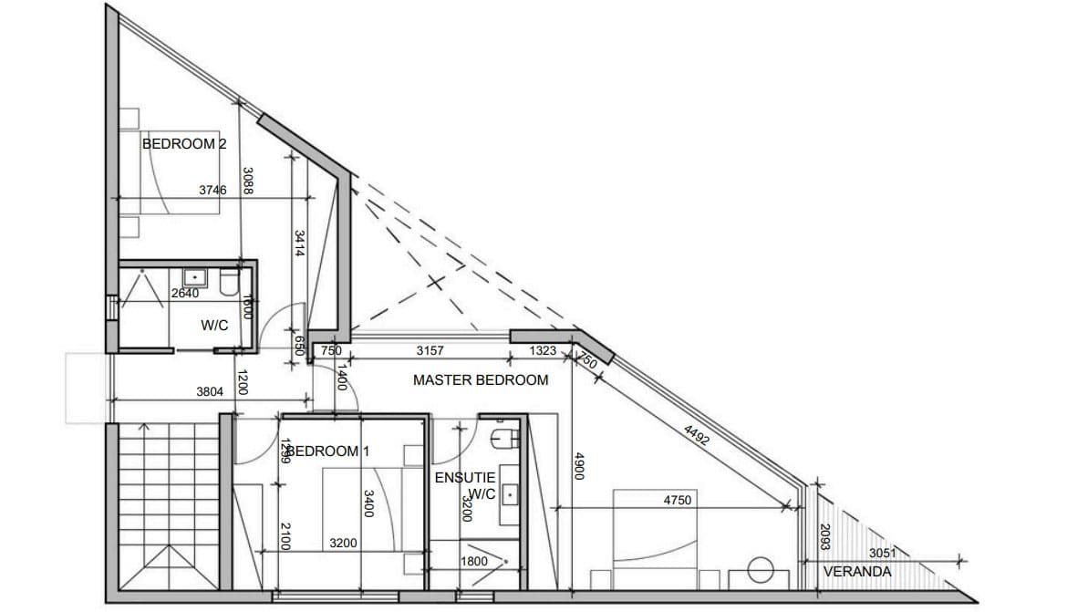Luxury 3 Bedroom Triangle House for Sale in Paphos, Cyprus