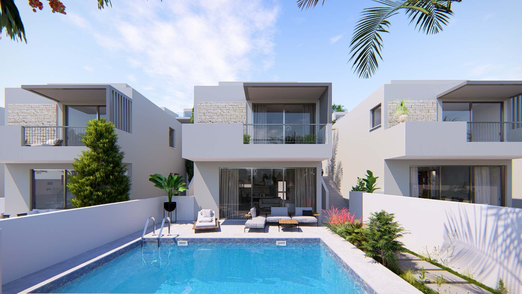 2–3 Bedroom Meteora Residences Villas for Sale in Paphos, Cyprus