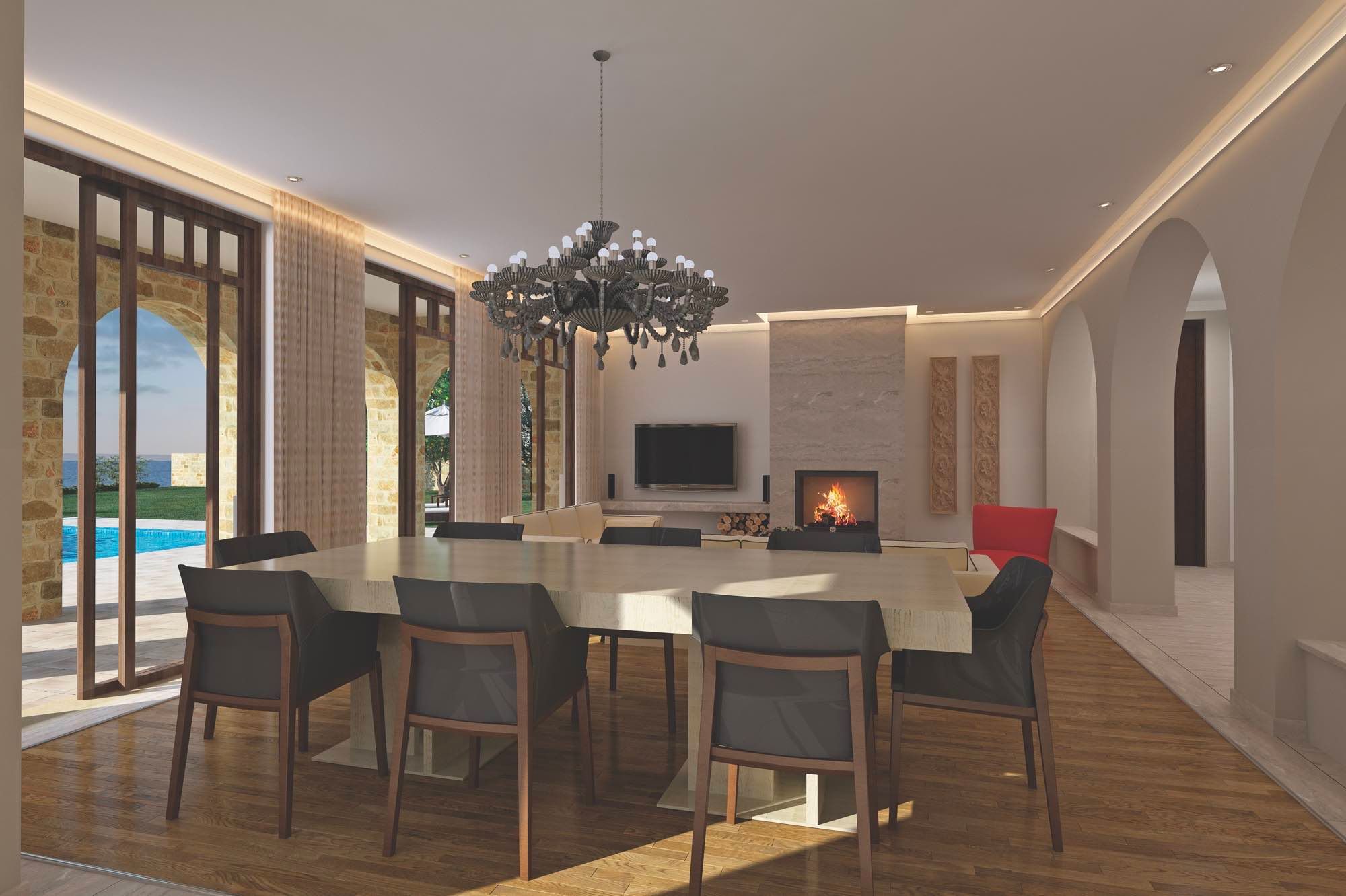 Купить элитные виллы Royal Residences в Venus Rock, Пафос