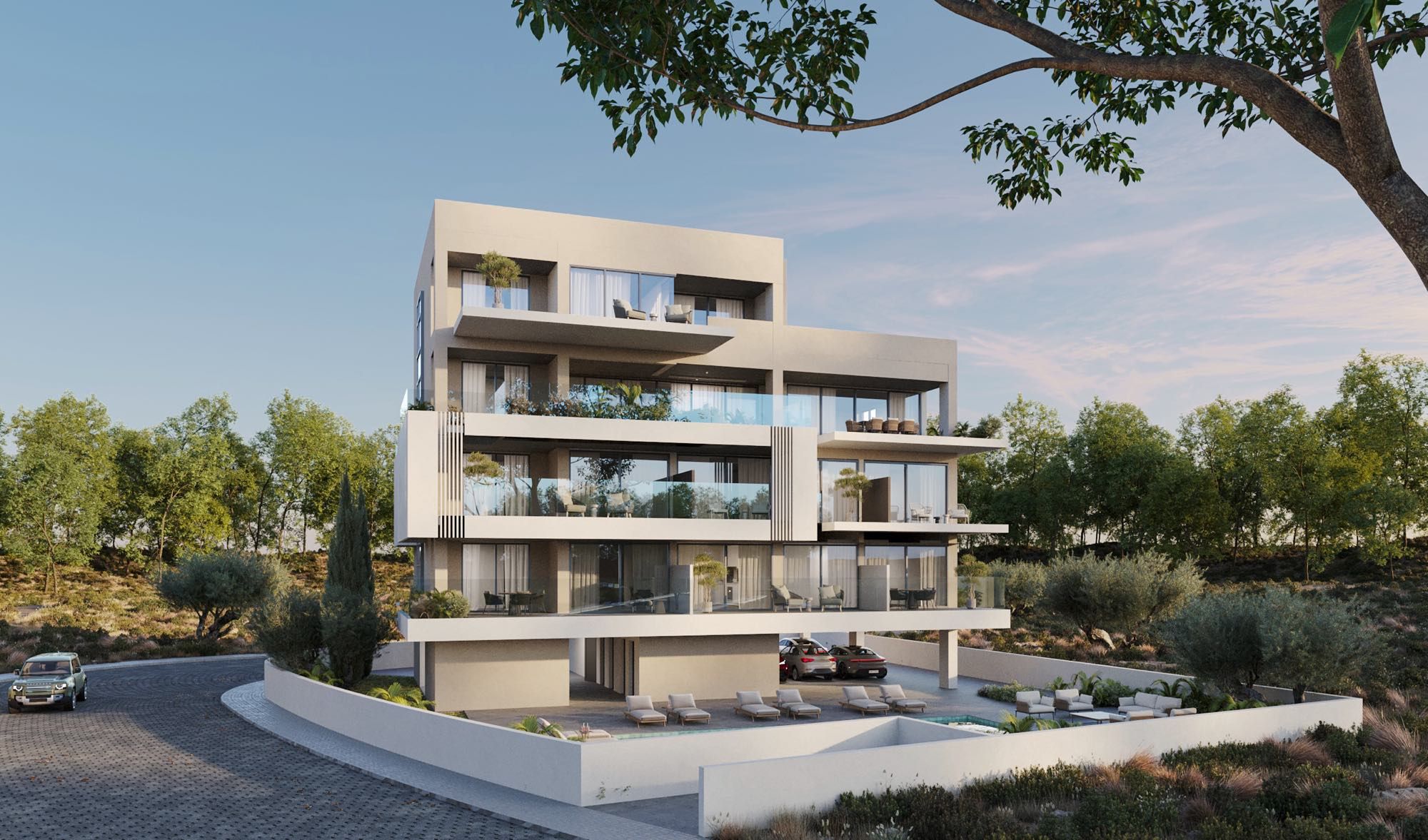 Продажа элитных апартаментов Gioia West в Пафосе, Кипр