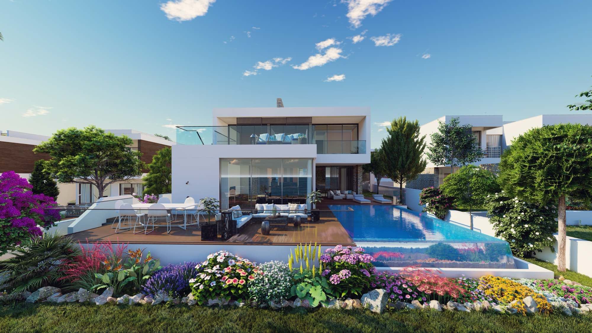 Luxury 3–5 Bedroom Pelagos Beachfront Villas for Sale in Paphos, Cyprus