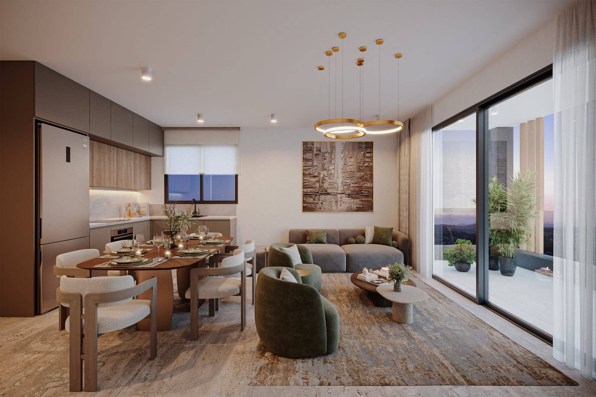 Konia Aura Wohnungen in Paphos – 1-3 Zi. mit Meerblick