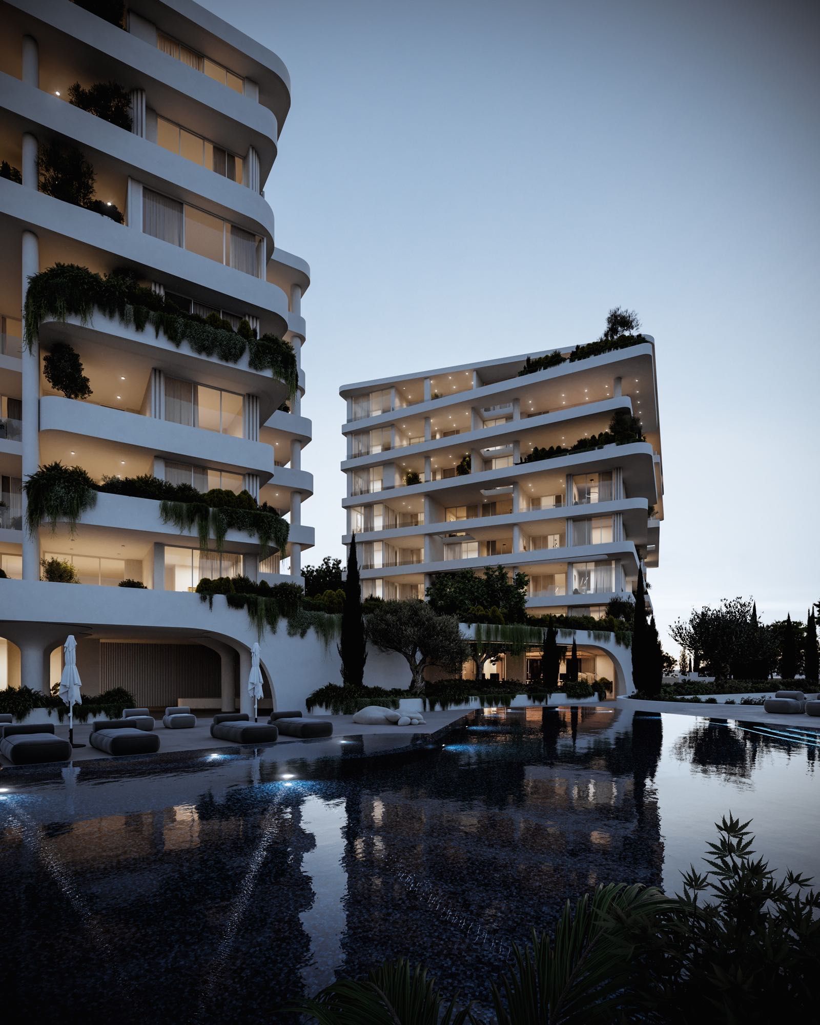 Luxury 1–3 Bedroom Pafilia Plaza Apartments for Sale in Paphos, Cyprus