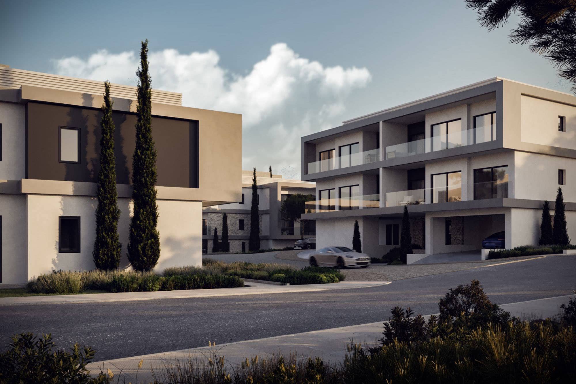 Modern retirement apartment at Cypress Park, Paphos