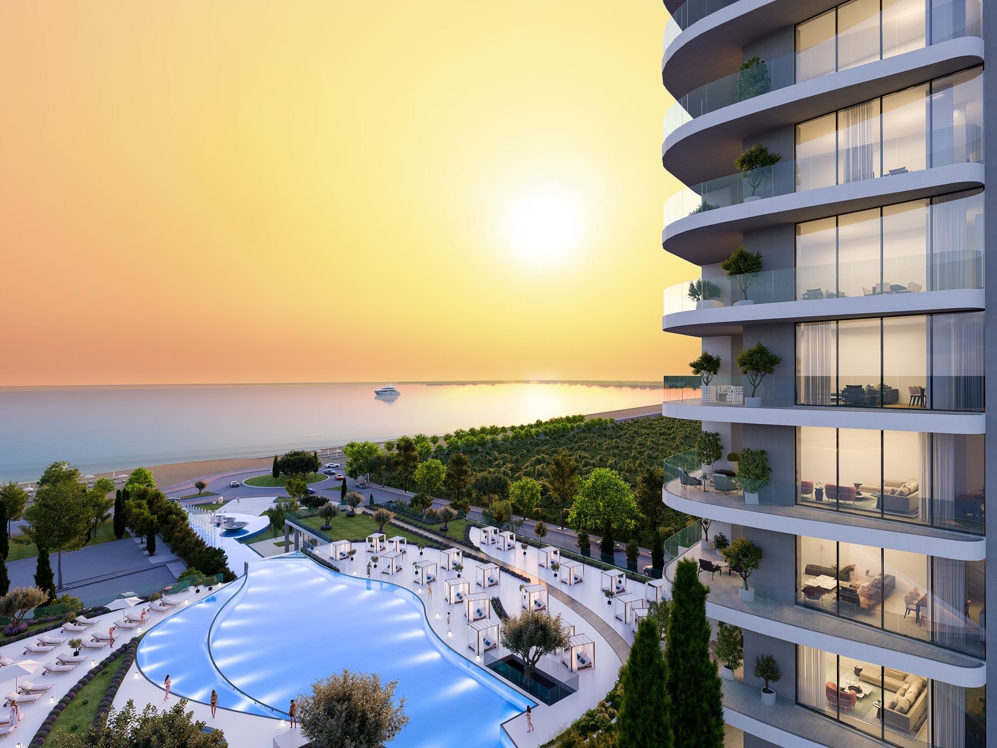Купить Апартаменты у Моря – Limassol Blu Marine