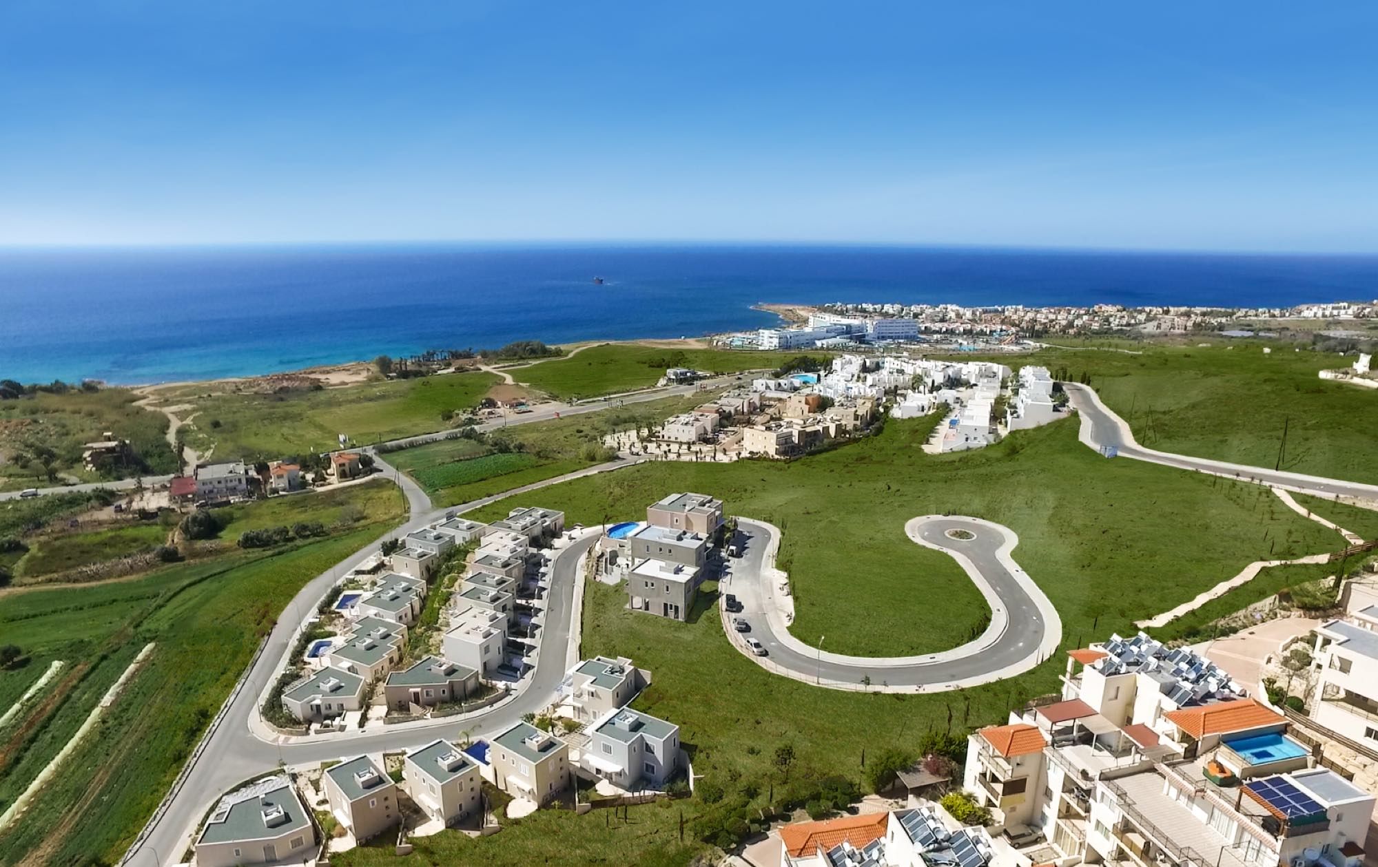 Купить Виллу у Моря в Пафосе – Belvedere Villas Кипр
