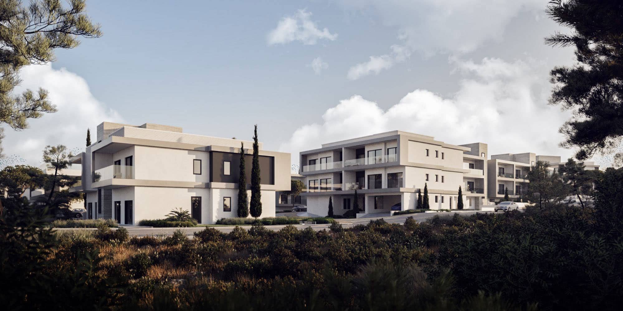 Modern retirement apartment at Cypress Park, Paphos