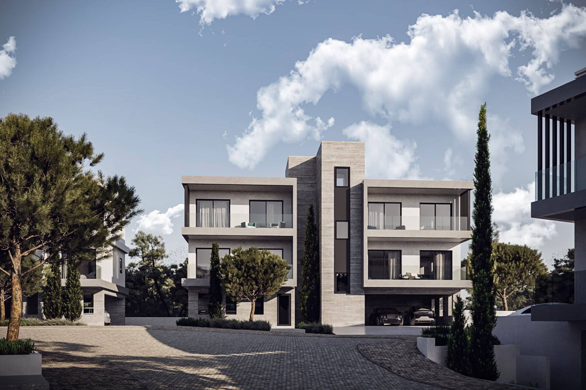 Modern retirement apartment at Cypress Park, Paphos