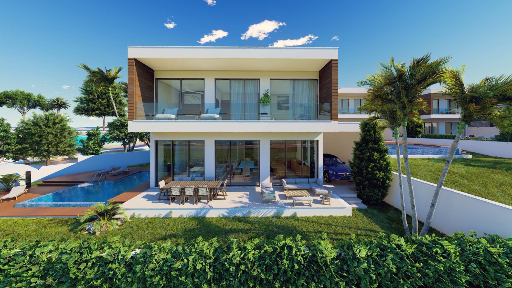 Luxury 3–5 Bedroom Pelagos Beachfront Villas for Sale in Paphos, Cyprus