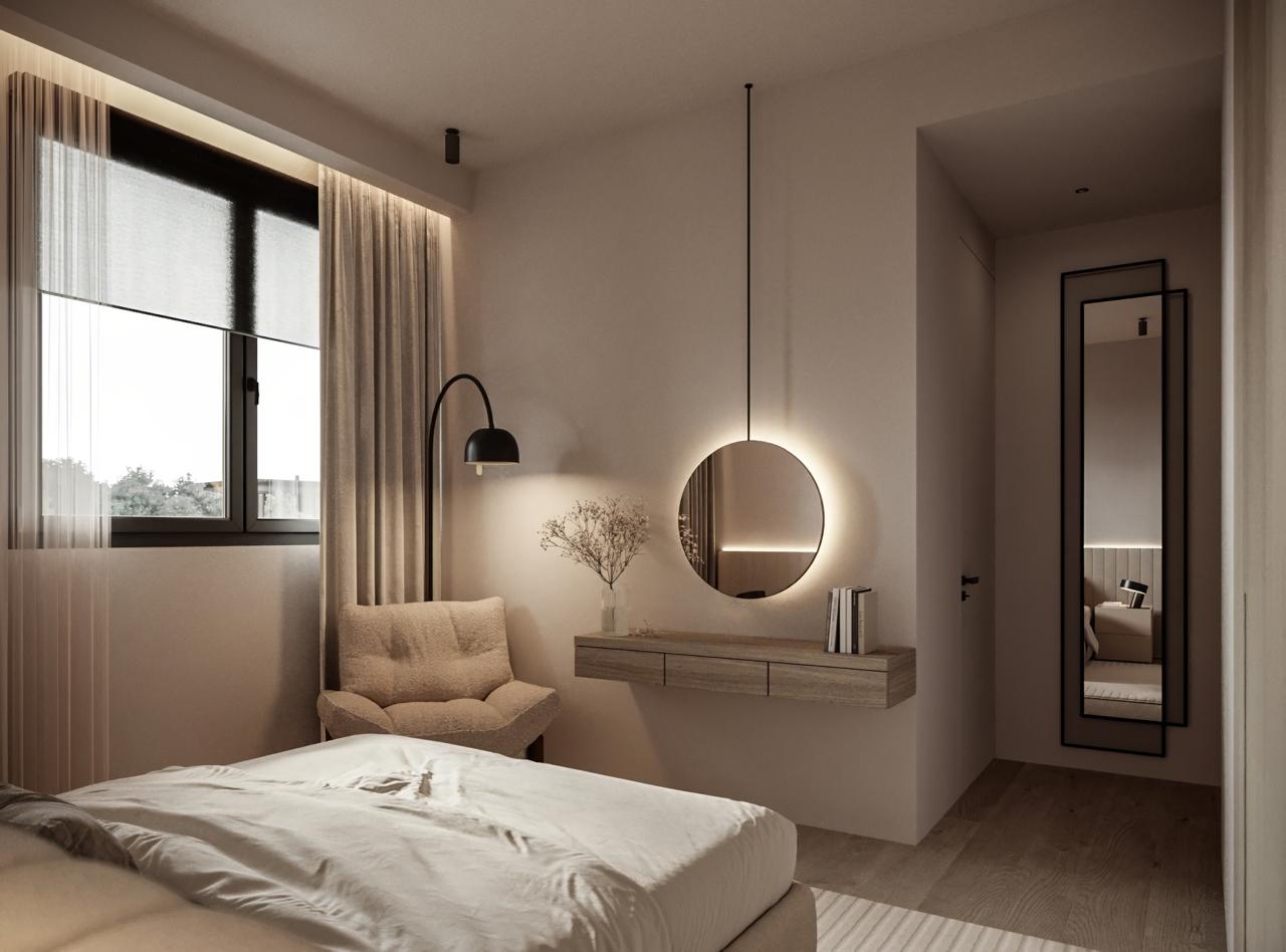 Modern apartment building Azalea in Germasogeia, Limassol near the beach