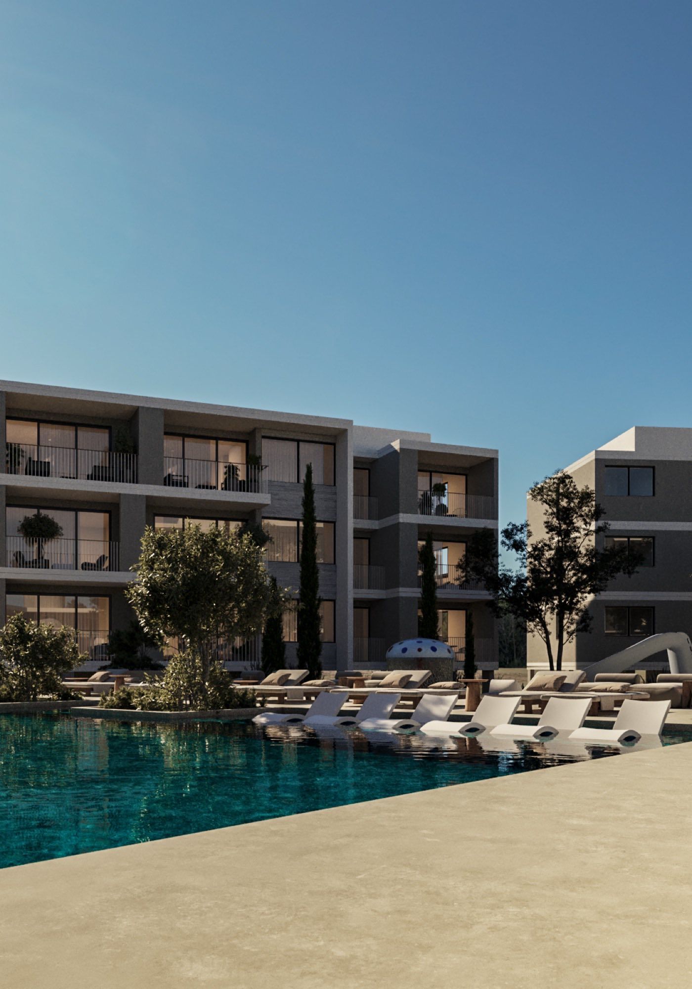 Luxury 1–3 Bedroom Elysia Blu Apartments for Sale in Paphos, Cyprus