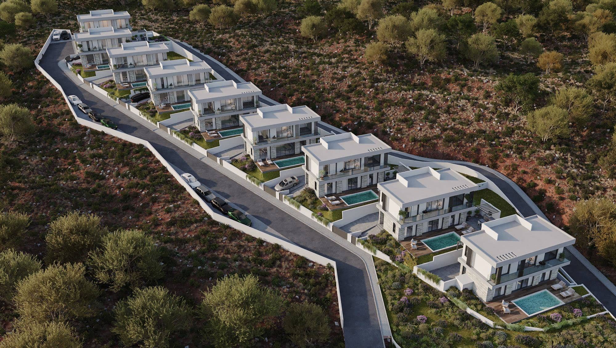 Moderne Villa mit Pool in Paphos, Zypern