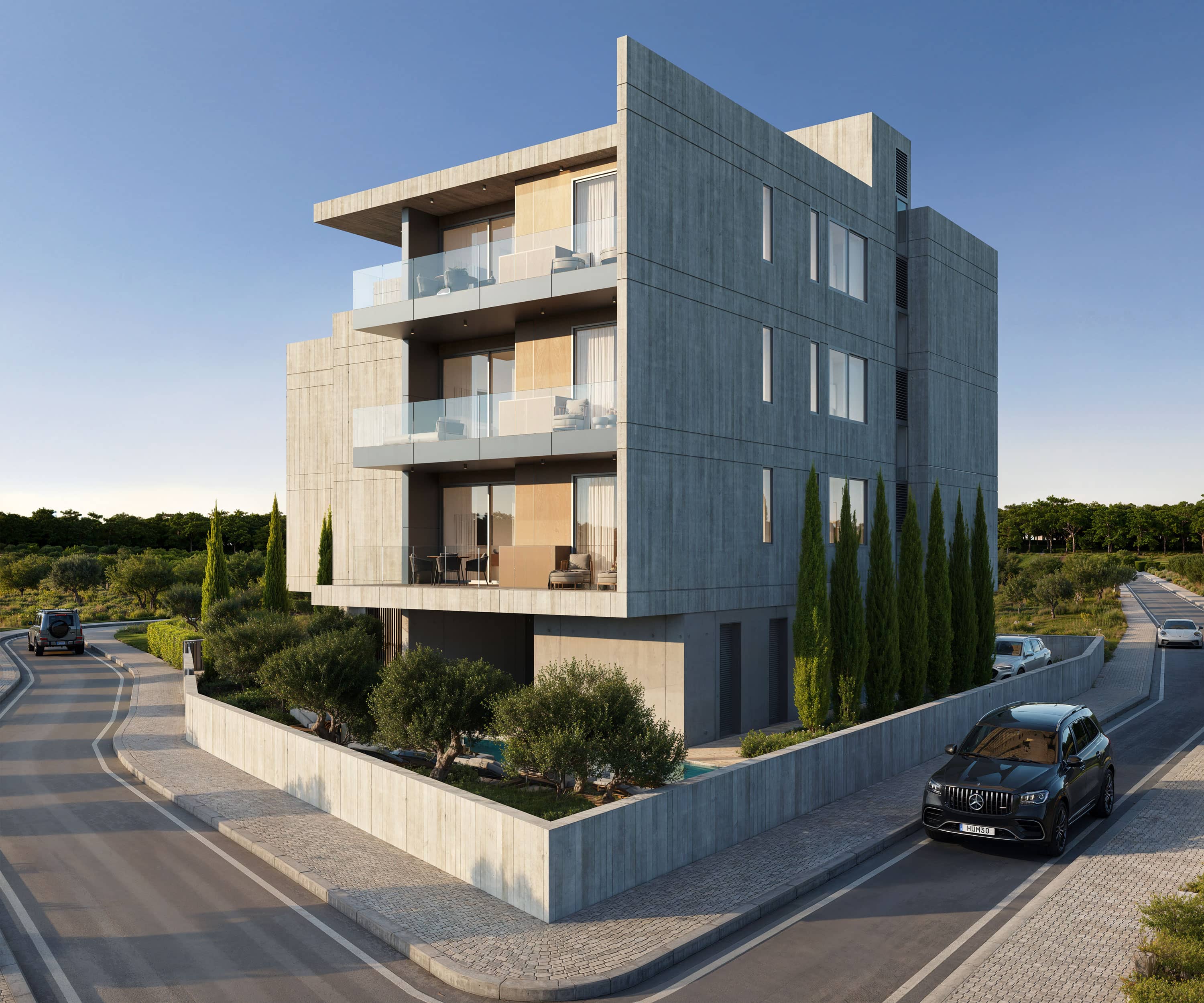 Luksusowe apartamenty 2-pokojowe w Pafos, Cypr