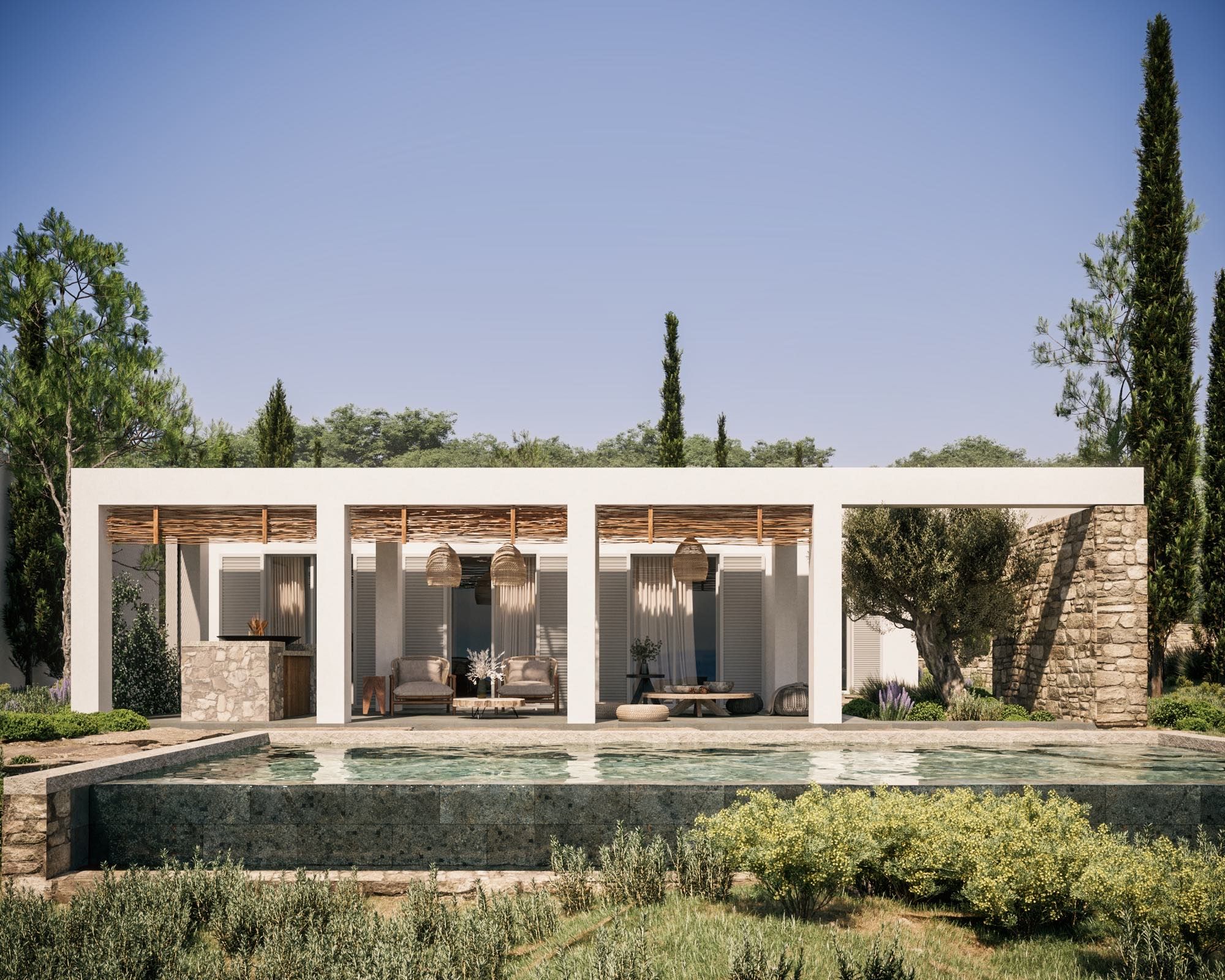 Luksusowe wille Beachside 2–3 sypialnie na sprzedaż w Pafos, Cypr