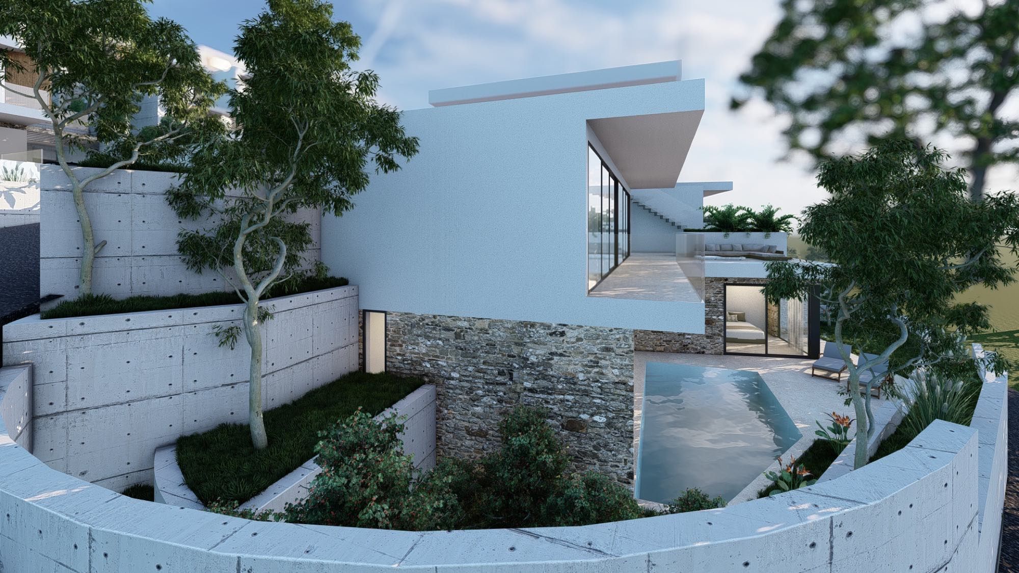 Contemporary 3-bedroom home in Cyprus with VRV cooling