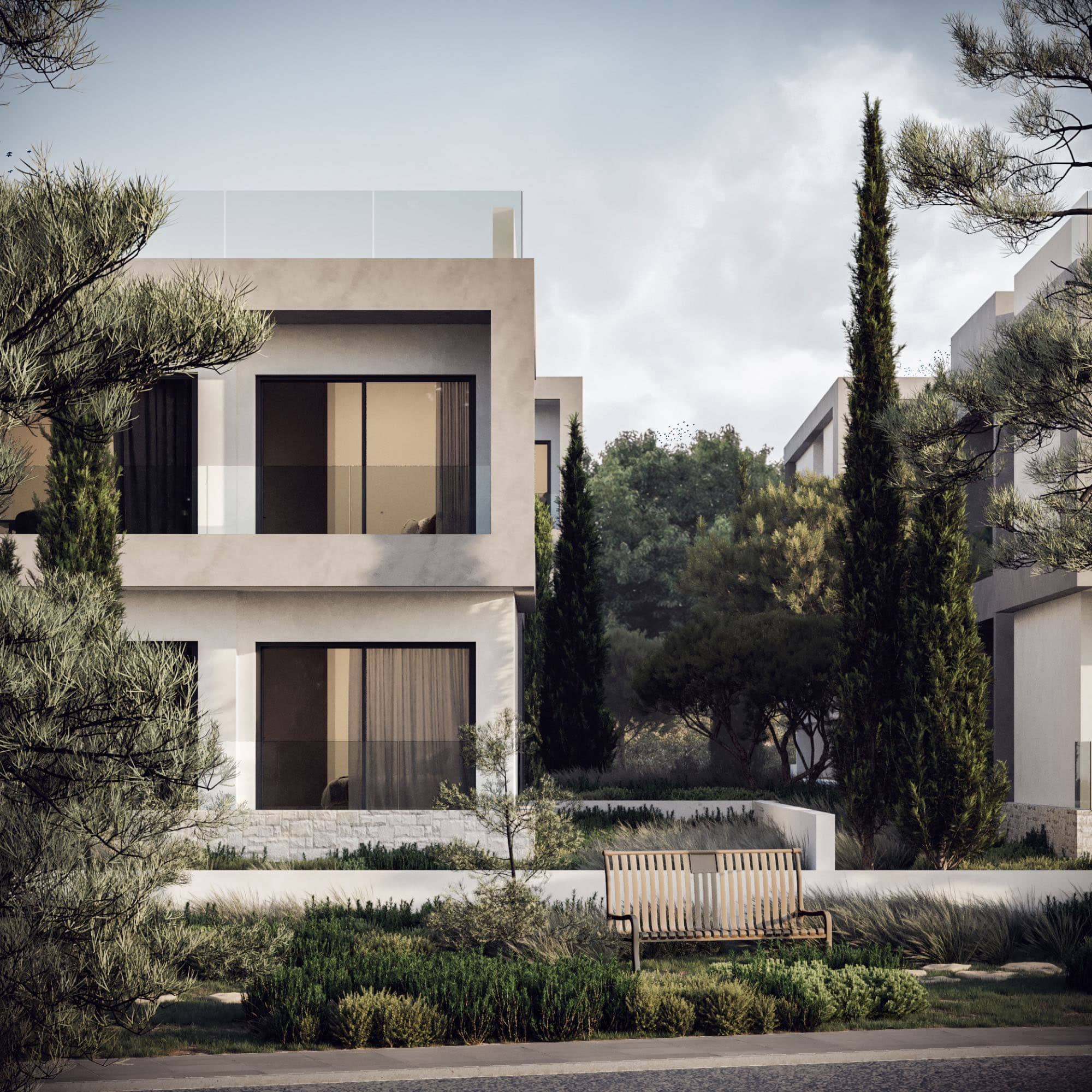 Modern retirement apartment at Cypress Park, Paphos