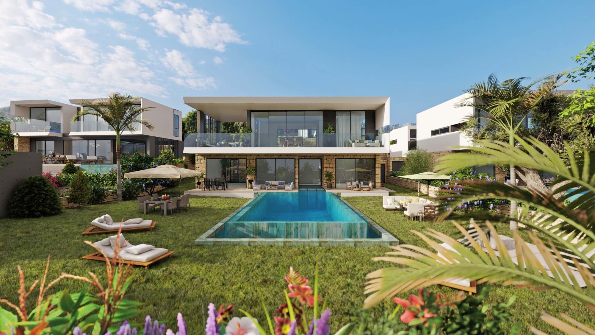 Luxury 3–5 Bedroom Viewpoint Hills Villas for Sale in Peyia, Cyprus