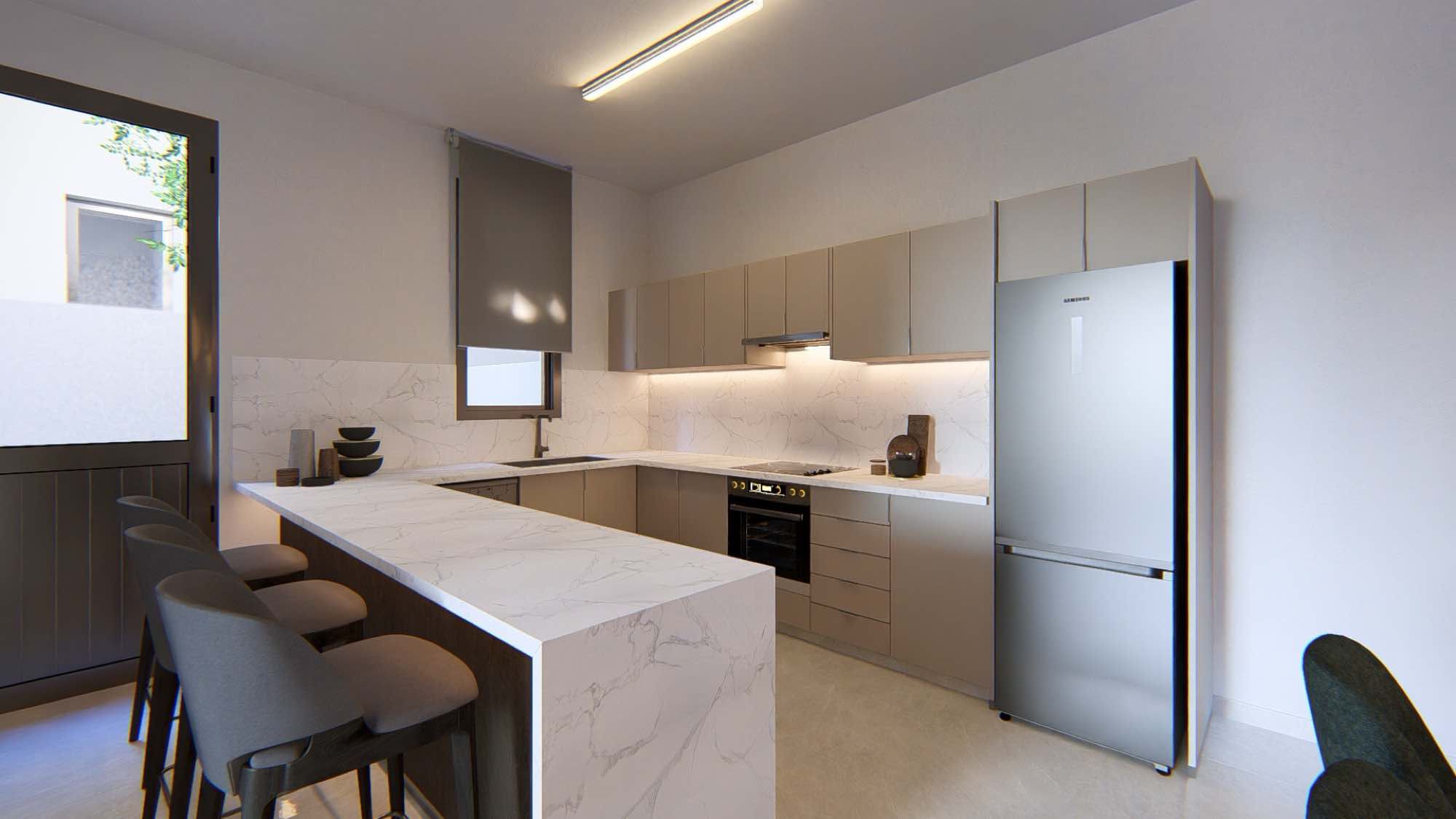 Купить 2–3-спальные виллы Meteora Residences в Пафосе, Кипр