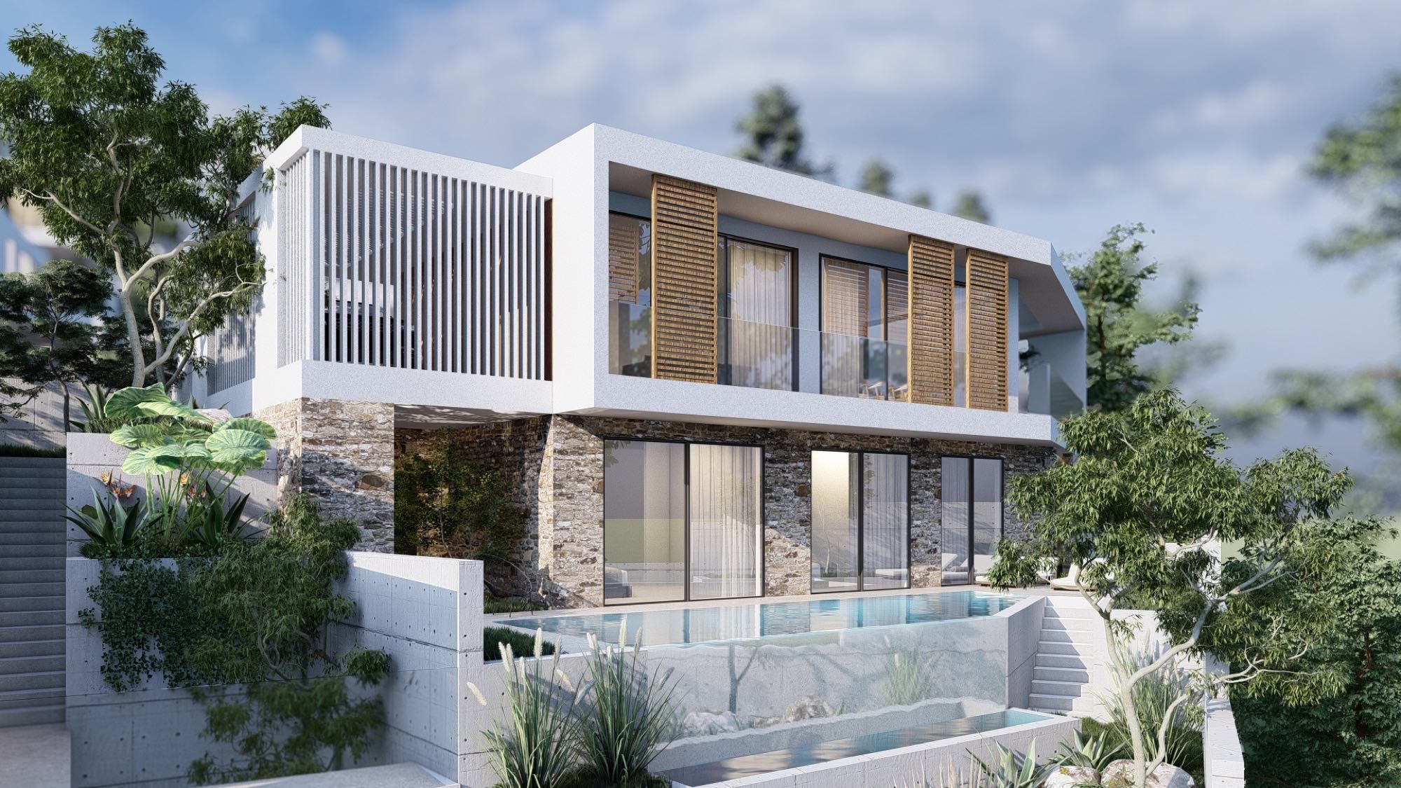 Contemporary 3-bedroom home in Cyprus with VRV cooling