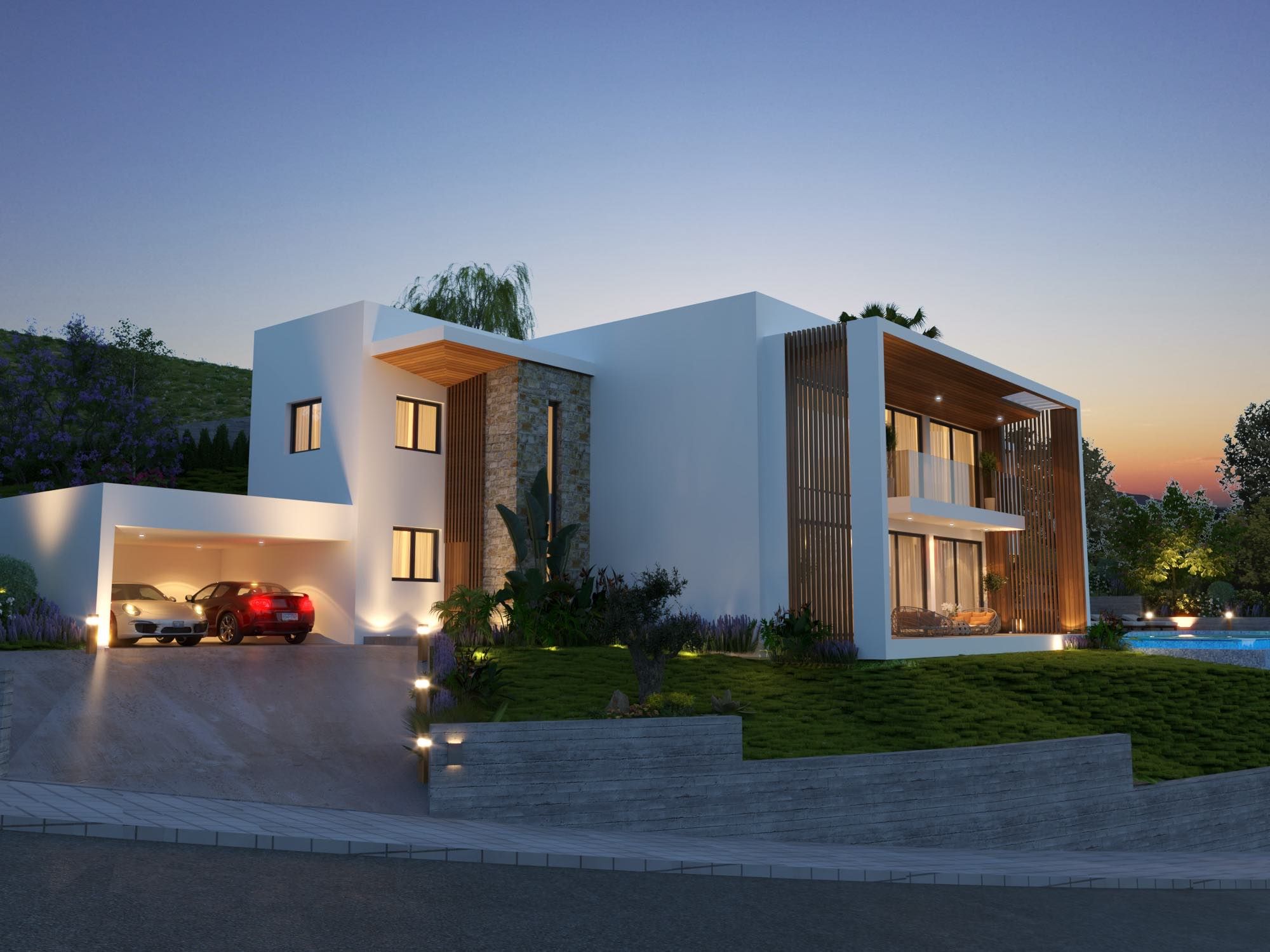 Luxury 5 Bedroom Tsada Panorama Superior Villa for Sale in Paphos, Cyprus