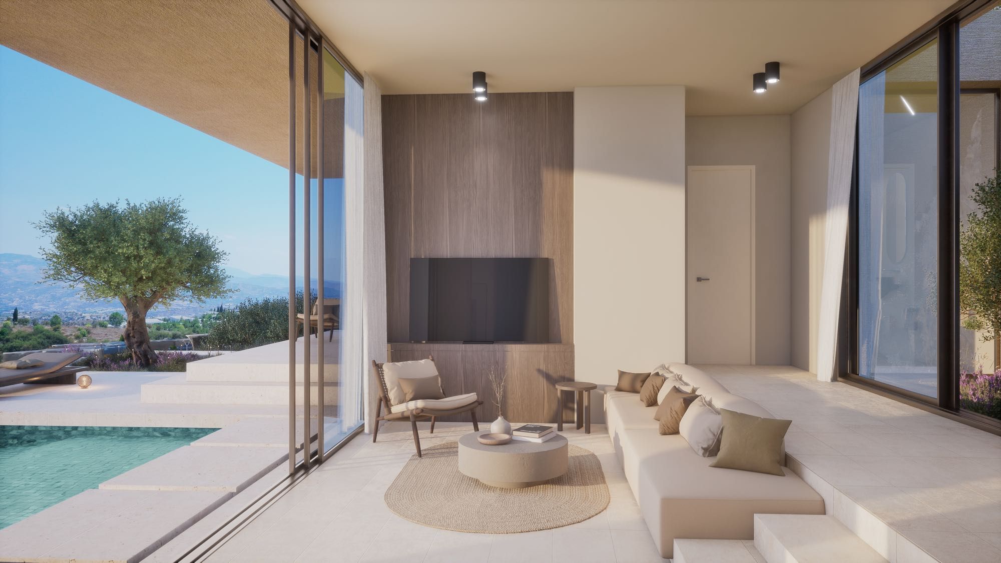 Luxury 3 Bedroom Minthis Lofos Villas for Sale in Paphos, Cyprus