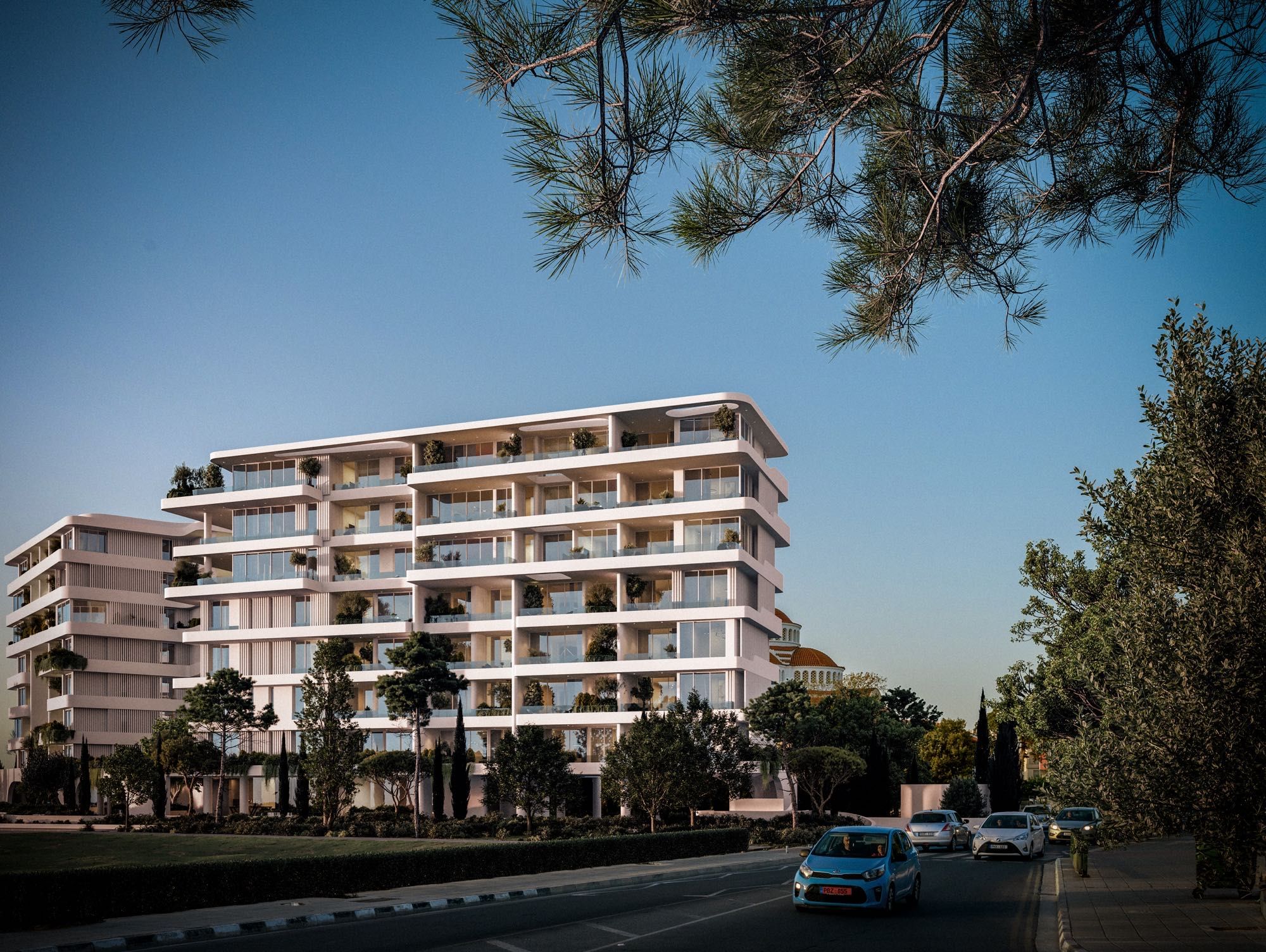 Luxury 1–3 Bedroom Pafilia Plaza Apartments for Sale in Paphos, Cyprus