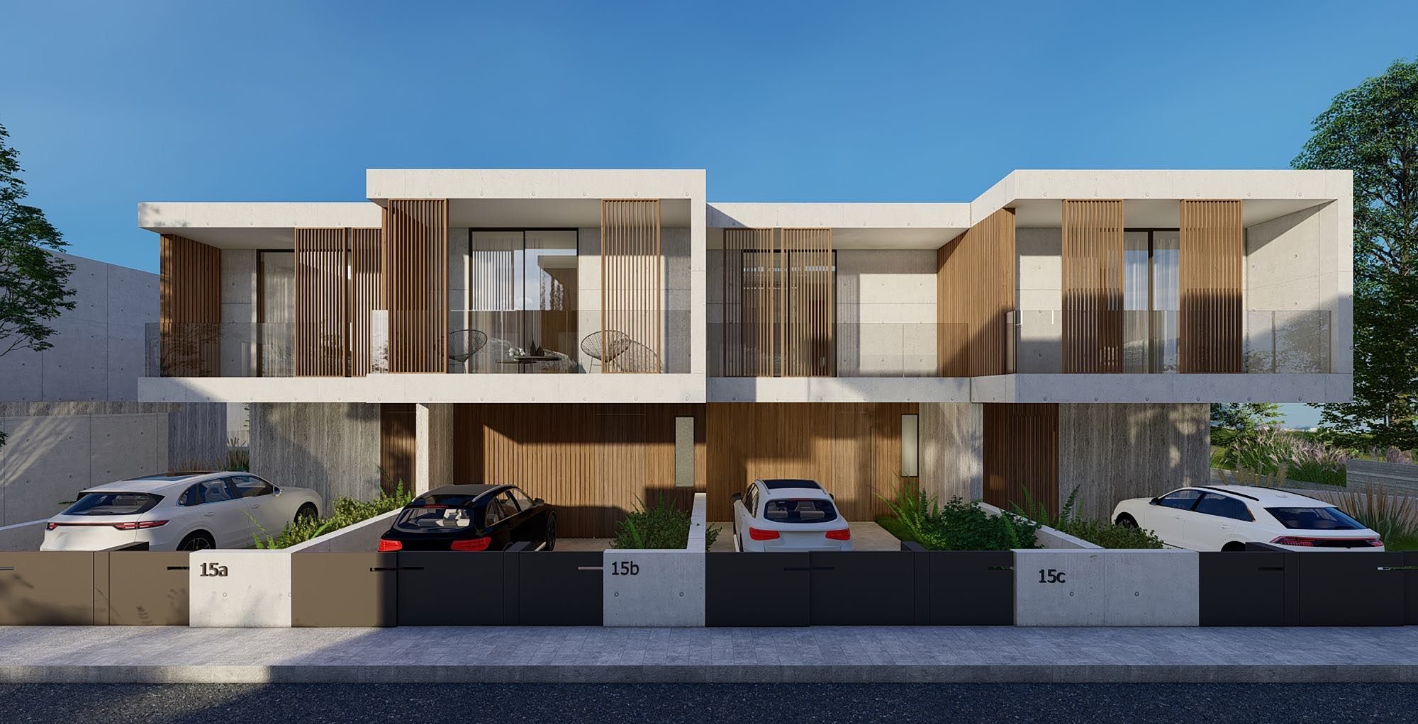 Seaview Project luxury villas with panoramic sea view in Kissonerga, Paphos