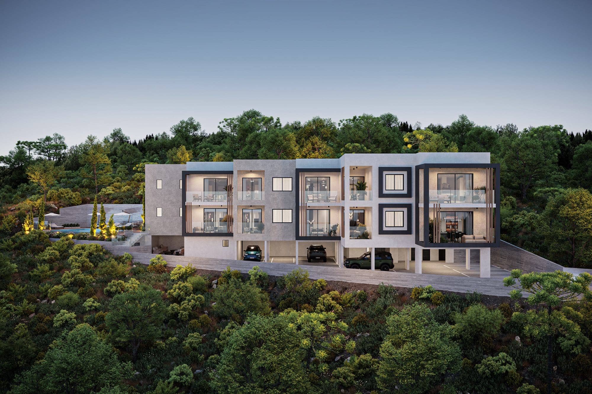 Konia Aura Wohnungen in Paphos – 1-3 Zi. mit Meerblick