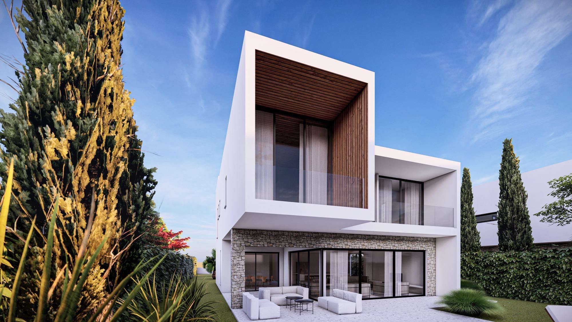 Элитная вилла с видом на море на продажу в Пейе, Пафос – Panorama Hills