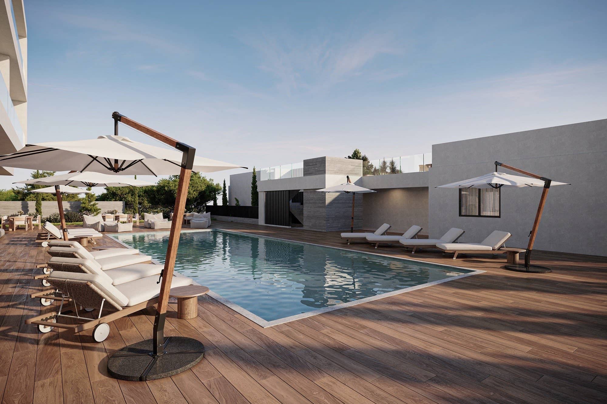 Eniko Mare Wohnungen in Paphos – 1-2 Zi. mit Meerblick