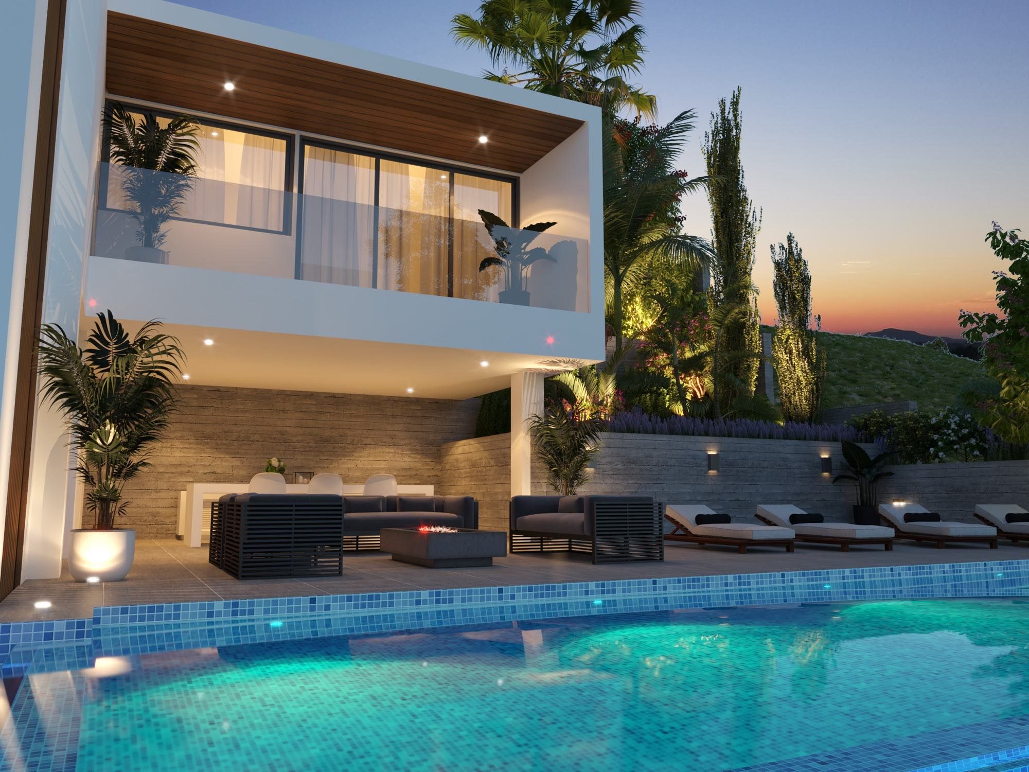 Luxury 5 Bedroom Tsada Panorama Superior Villa for Sale in Paphos, Cyprus