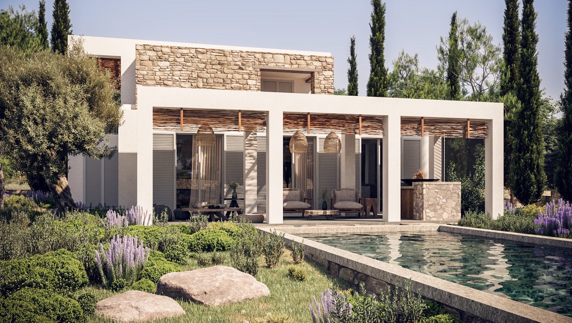 Luksusowe wille Beachside 2–3 sypialnie na sprzedaż w Pafos, Cypr