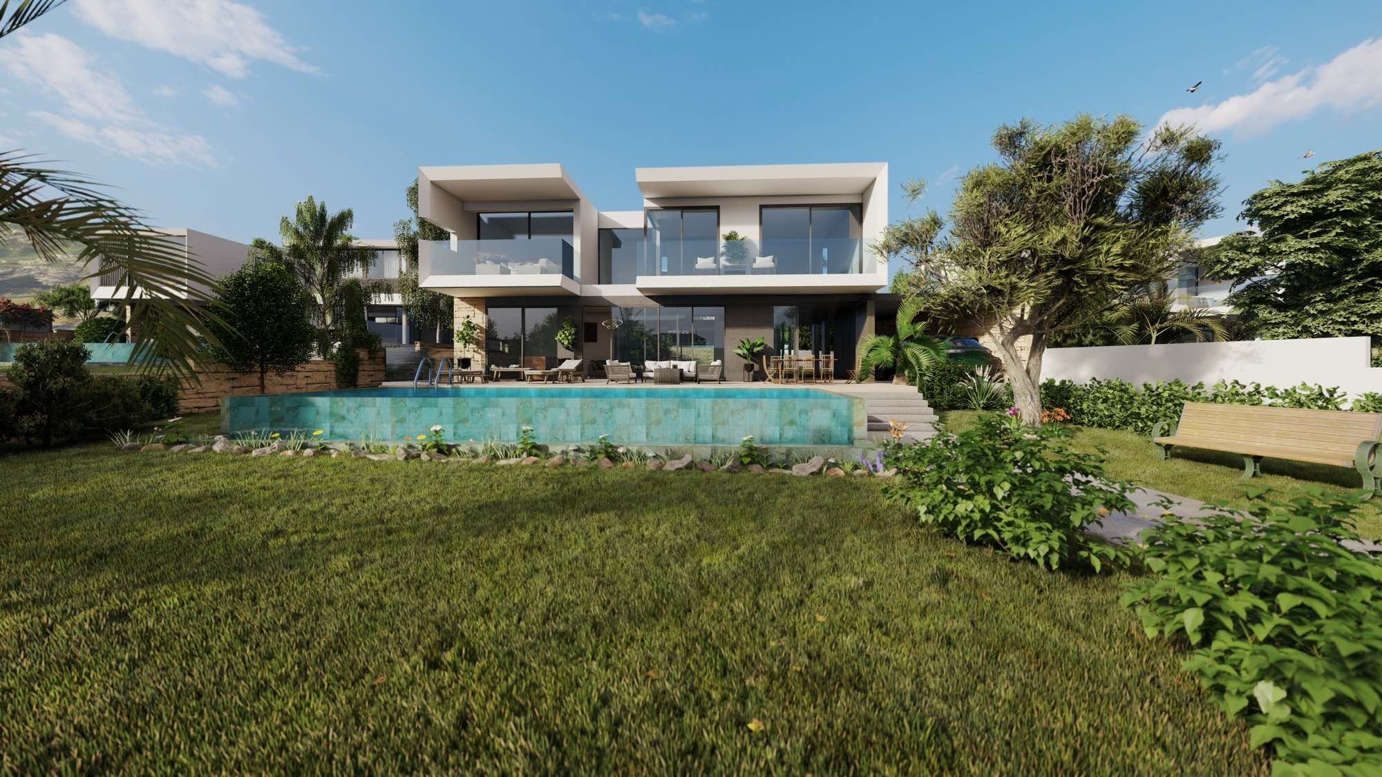 Luxury 3–5 Bedroom Viewpoint Hills Villas for Sale in Peyia, Cyprus