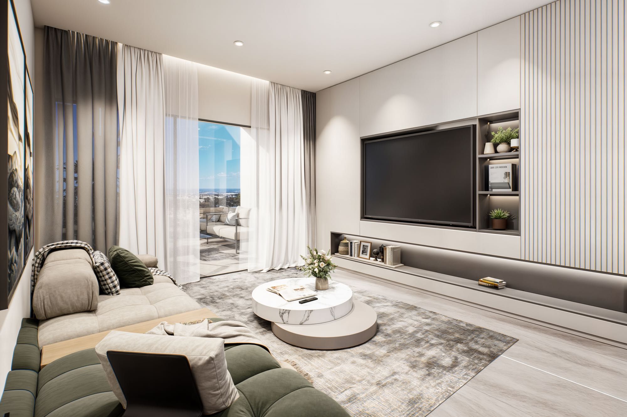 Apartamenty Horizon 1–3 sypialnie na sprzedaż w Pafos, Cypr