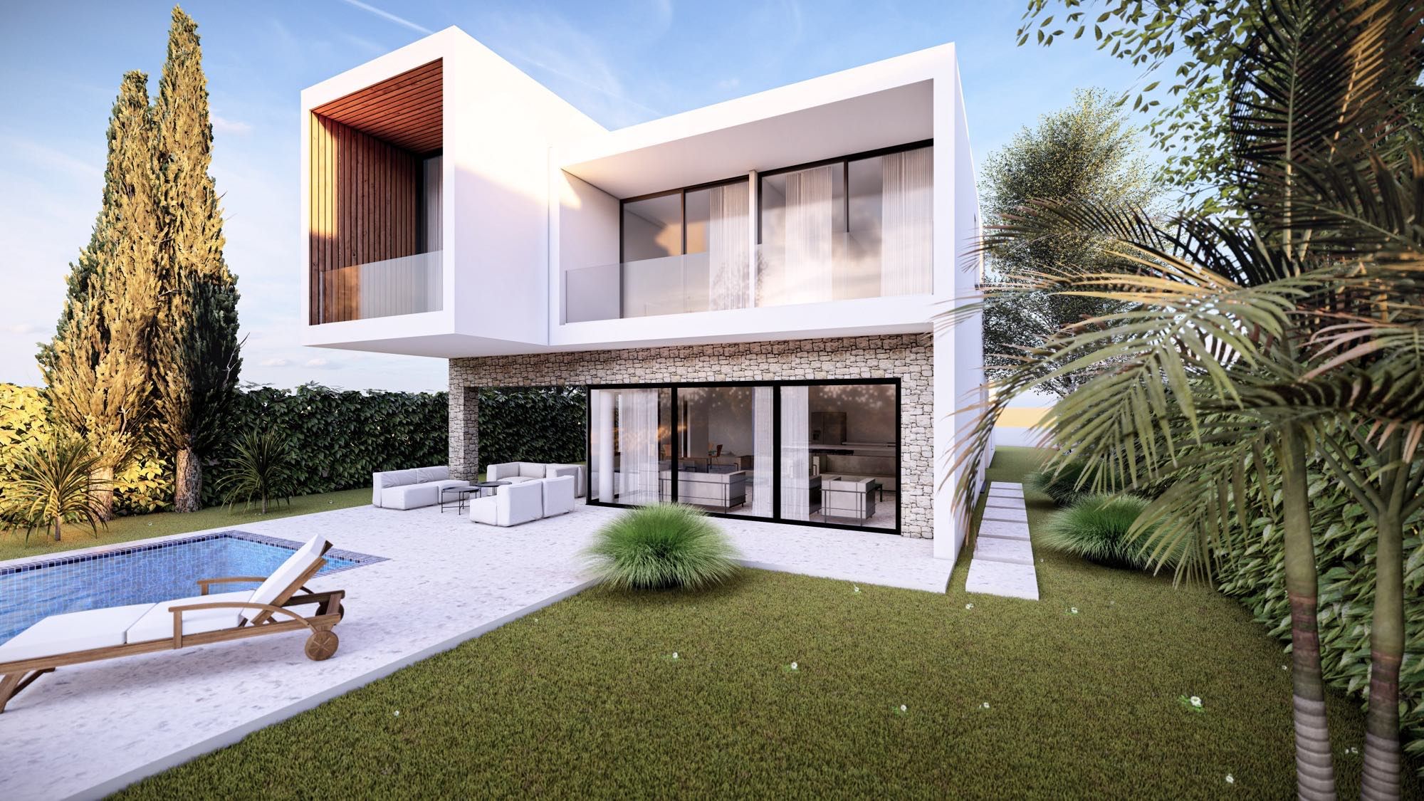 Элитная вилла с видом на море на продажу в Пейе, Пафос – Panorama Hills