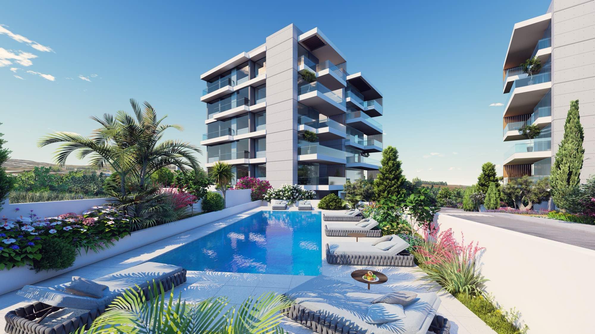 2–3 pokojowe apartamenty Galaxy Residences na sprzedaż w Pafos, Cypr