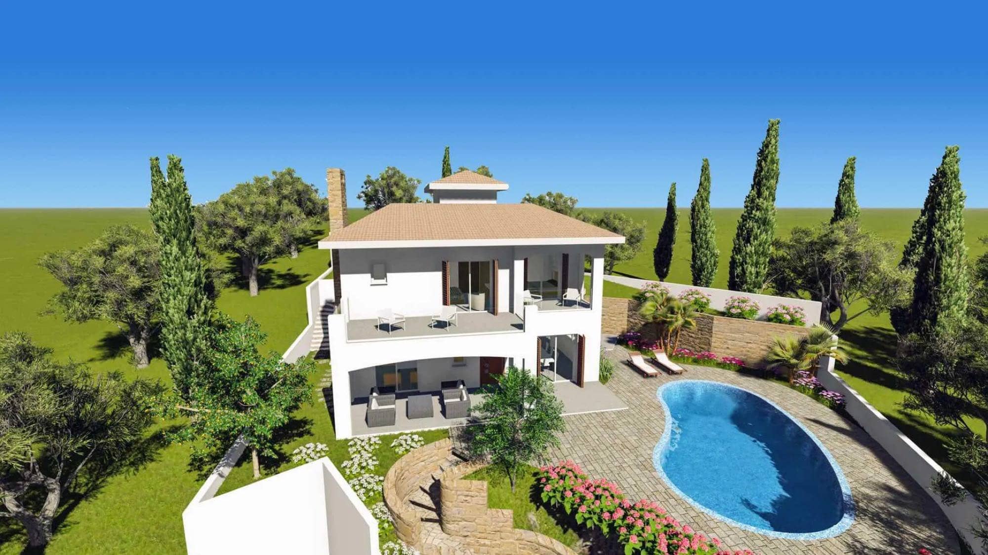 Akakia Villas for Sale | Luxury Hillside Homes in Paphos, Cyprus
