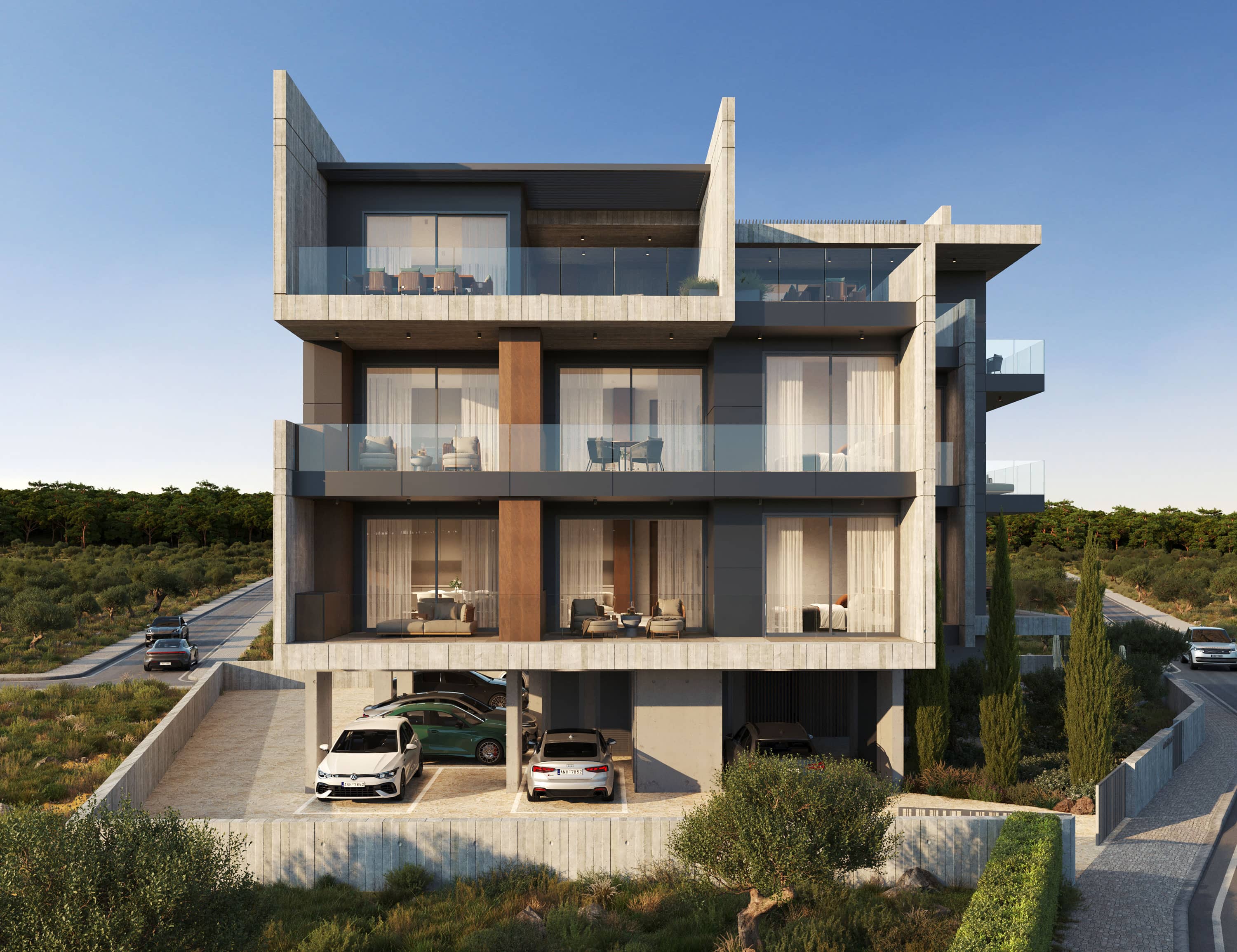 Luksusowe apartamenty 2-pokojowe w Pafos, Cypr