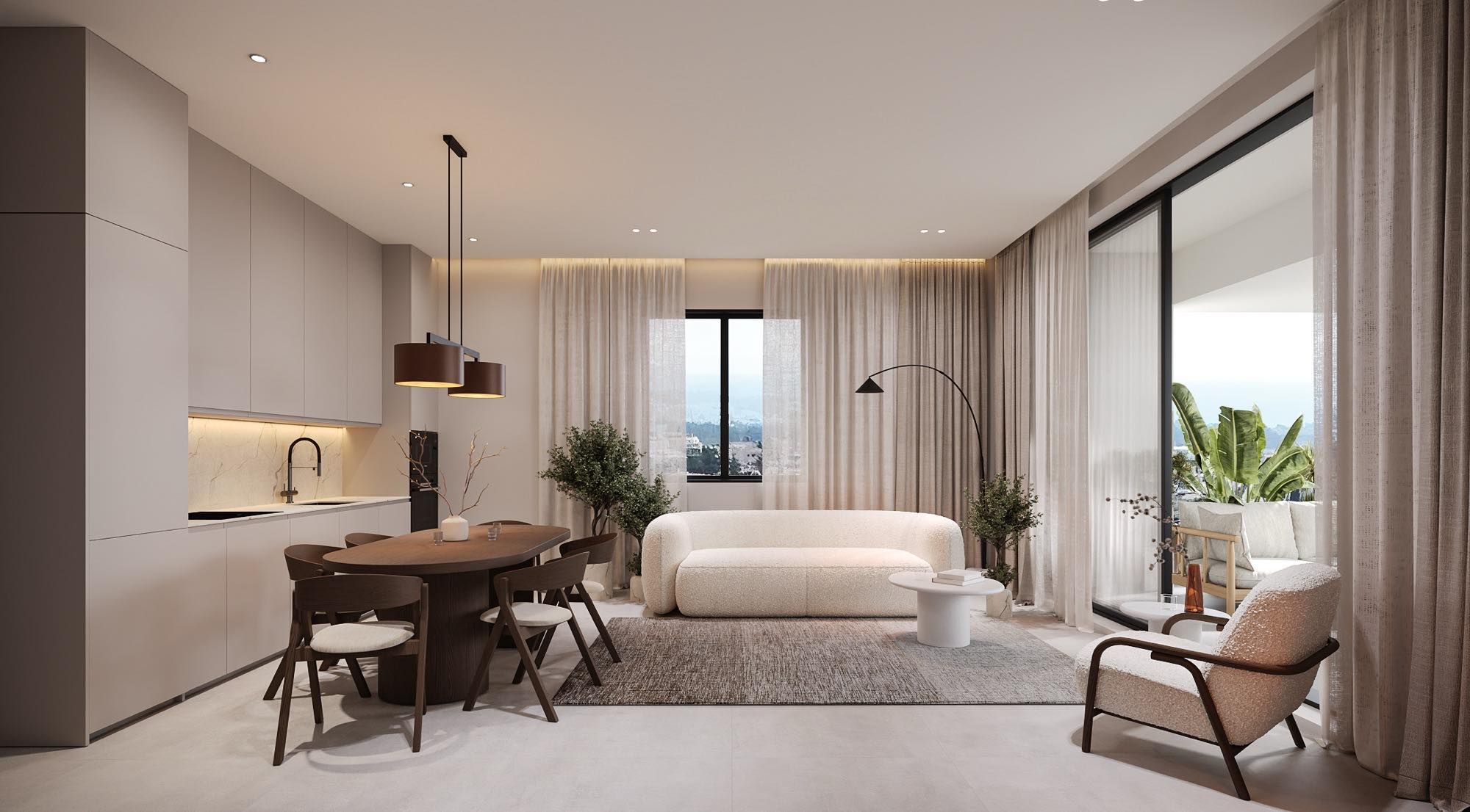 Luxury 1-2 Bedroom Skala Apartments for Sale in Paphos