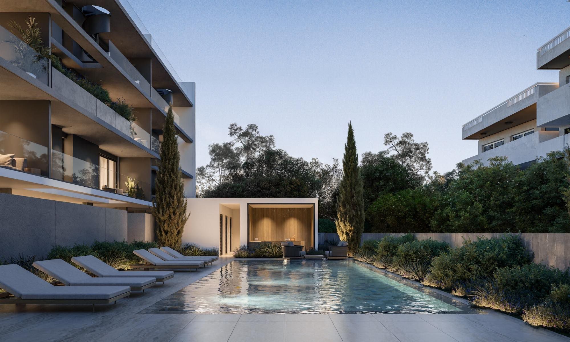 Kup apartamenty 2 pokojowe w Lennox Residences w Limassol