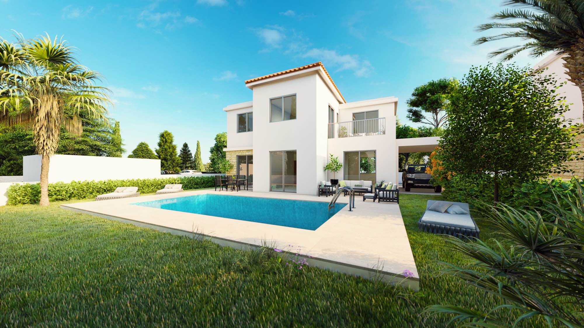 2–4 Bedroom Zephyros Village 3 Villas for Sale in Mandria, Paphos