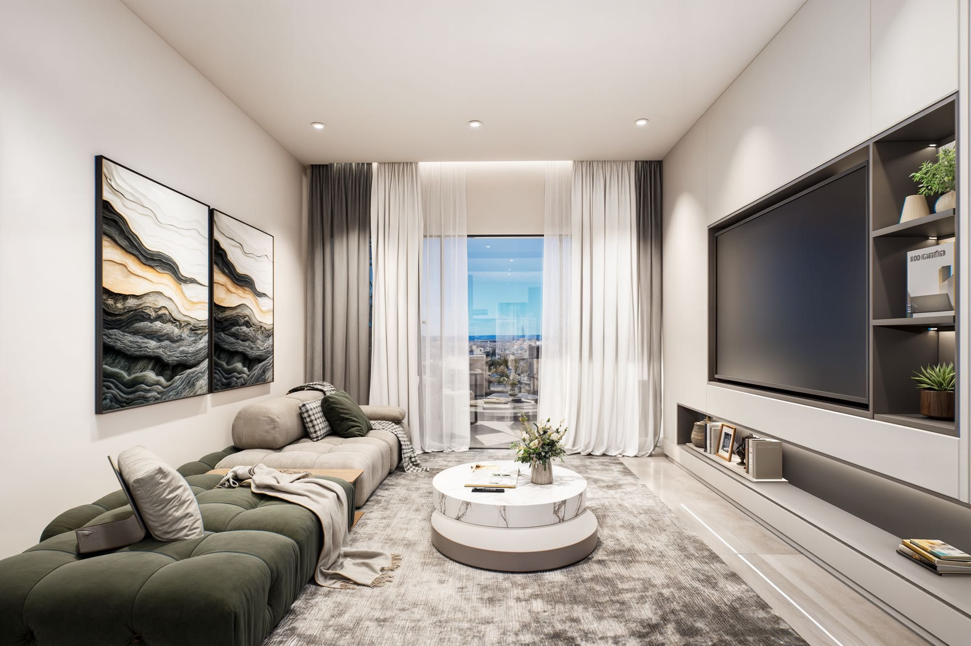 Apartamenty Horizon 1–3 sypialnie na sprzedaż w Pafos, Cypr