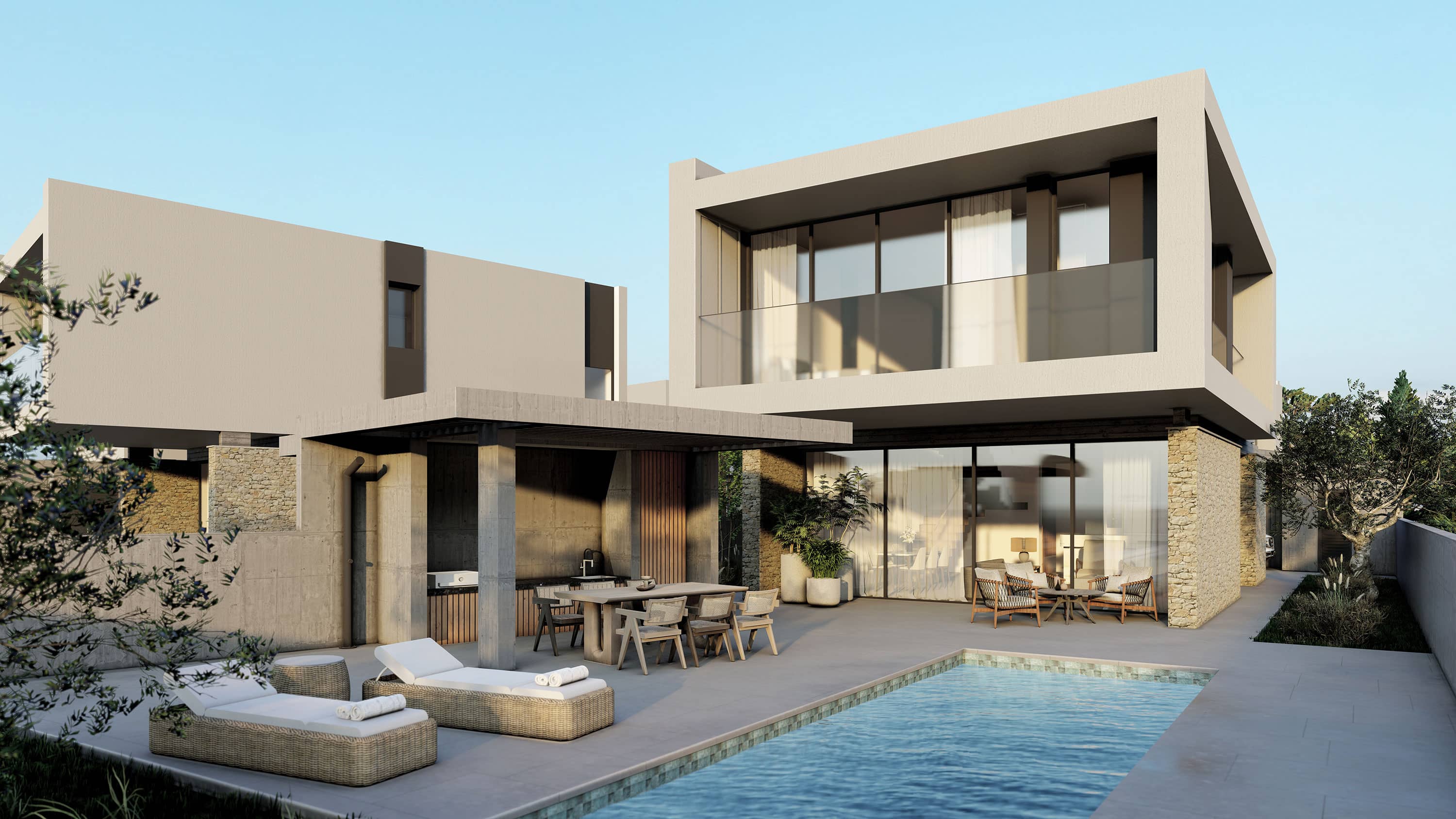 Luksusowe 3 sypialnie Neon Homes w Pafos, Cypr