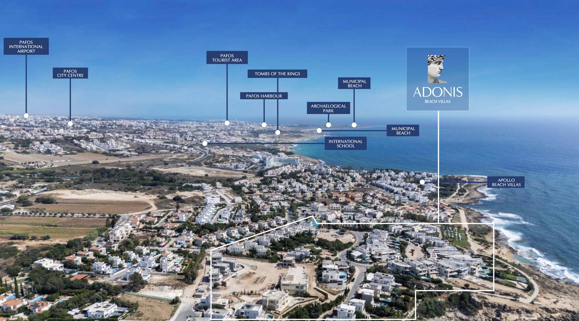 Adonis Beach | Luxury Seafront Villas in Paphos, Cyprus