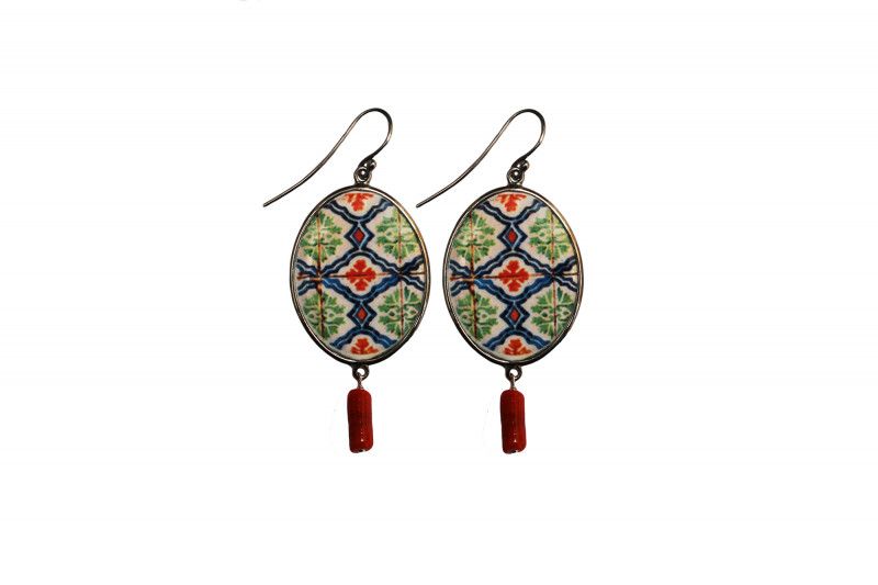 colorful earrings